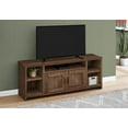 thumbnail image 3 of Monarch Specialties Tv Stand, 60 Inch, Console, Media Entertainment Center, Storage Cabinet, Living Room, Bedroom, Laminate, Brown, Transitional, 3 of 4