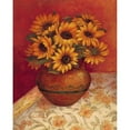 thumbnail image 3 of Gladding, Pamela 15x18 Black Modern Framed Museum Art Print Titled - Tuscan Sunflowers I, 3 of 5