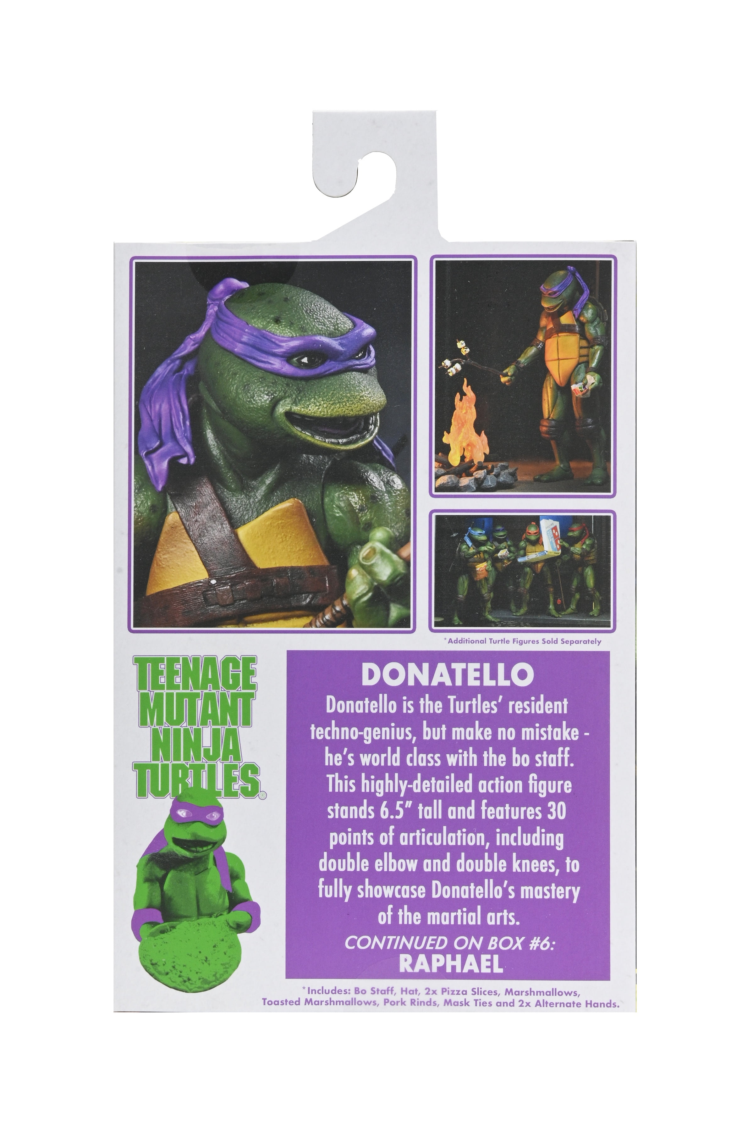Teenage Mutant Ninja Turtles (1990 Movie) – 7” Scale Action Figure – Ultimate Donatello