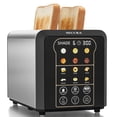 thumbnail image 1 of Secura 2 Slice Automatic Toaster Touch Screen Smart Toaster with Digital Timer 6 Bread Type & 6 Browning Levels, Reheat, Deforst,, 1 of 7