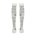 thumbnail image 4 of IWRICH Women’s Warm Leg Warmers Thick Cable Knit Thigh High Socks over Knee Long Winter Boot Stocking White, 4 of 6