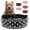 Black, variant on Anti-Bite Spiked Dog Collar for Medium Large Dogs, Adjustable PU Leather Studded Collar with Metal D-Ring, Heavy Duty Neck Protection, Punk Style Black XS