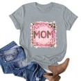 thumbnail image 4 of Nrmvnmi Mothers Baseball Tee Shirt for Women Short Sleeve Letter Printed Graphic Mom Gifts Tee Shirts Mothers Day Gifts, 4 of 7