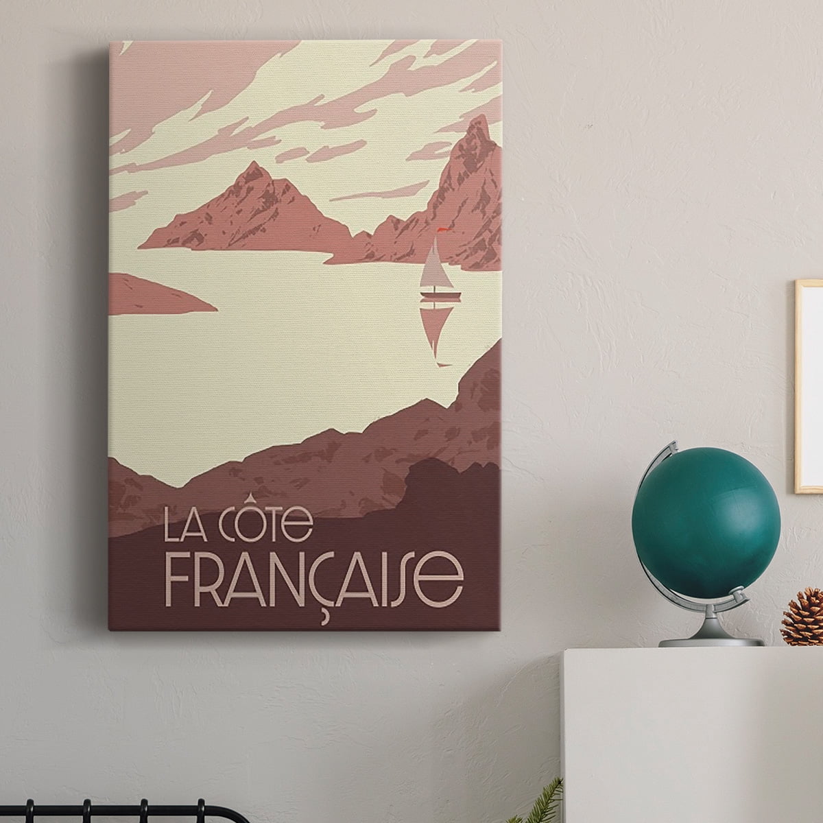 French Coast II Premium Gallery Wrapped Canvas - Ready to Hang