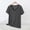 *Dark Gray, variant on ClodeEU Women's Modal Stripe V-Neck Short Sleeve Top,Casual Summer Loose Fit Tee Black,Womens Plus M