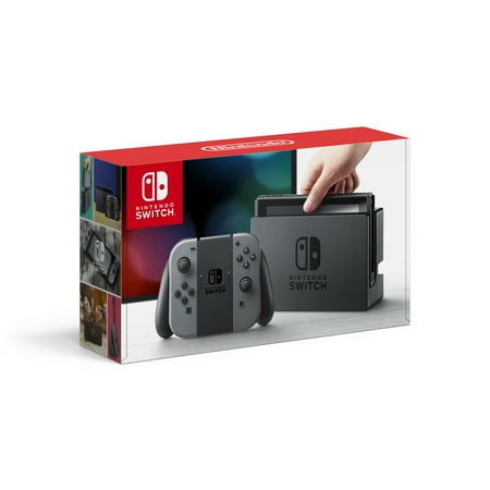 Nintendo Switch Console with Gray Joy-Con, HACSKAAAA