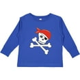 thumbnail image 3 of Inktastic Pirate Skull and Crossbones Boys or Girls Long Sleeve Toddler T-Shirt, 3 of 5