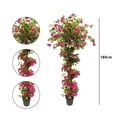 thumbnail image 2 of 1 piece silk cloth disassembled bougainvillea tree artificial bougainvillea tree nine-layer bougainvillea tree decorative home floor tree artificial potted plant 185 cm, 2 of 6