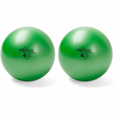 Peak Pilates Weighted Balls, 4 lbs, Set of 2