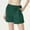 Green, variant on Bzhegqhd Women's Summer Solid Color Casual Side Pocket Short Elastic Shorts