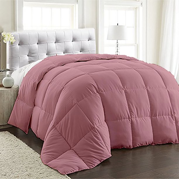 100 Egyptian Cotton 1 Pcs Comforter Solid (Pink,Twin/Twin Xl