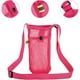 thumbnail image 1 of Bolsa colgante para taza de agua con correa cruzada portátil, bolsa de rejilla para taza de agua Unisex, cubierta protectora para taza de agua cruzada, rosa roja, 1 pieza Electrónica, 1 of 5