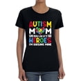 thumbnail image 2 of Wild Bobby Autism Mom Support Heroes I'm Raising Mine Women Graphic Tee, 2 of 6