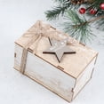thumbnail image 2 of Gymnture Christmas Wooden Tealight Candle Holder Vintage Table Centrepiece, 2 of 10