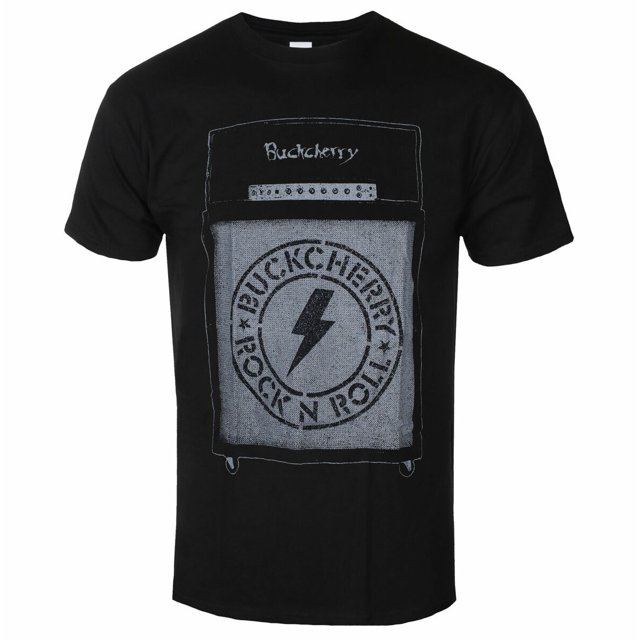 Buckcherry - Camiseta Amp Stack de Algodón para Adultos Unisex (Negro)