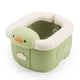 thumbnail image 1 of Inodoro plegable para niños, portátil, ligero, cómodo, a prueba de fugas, asiento de inodoro de entrenamiento para niños pequeños, color verde, 1 of 9