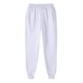 thumbnail image 4 of IYYVV Womens Joggers Pants Lightweight Running Sweatpants with Pockets Athletic Tapered Casual Pants for Workout Lounge White XL, 4 of 7