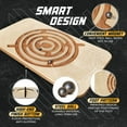 thumbnail image 2 of Yes4All Advanced-Rotate 360° Maze Wooden Balance Board With Labyrinth Game for Standing Desk & Core Strength, Stability- Classic, 2 of 3