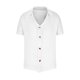 thumbnail image 3 of Blusa de Manga Corta de los Hombres Turndown Collar Botón Superior, Ligero Y Casual Mangas de Mano para los Hombres, 3 of 5