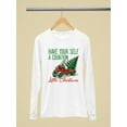thumbnail image 3 of Country Little Christmas Holiday Women's Long Sleeve, 3 of 4