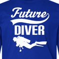 thumbnail image 4 of Inktastic Future Diver Scuba Diving Long Sleeve Youth T-Shirt, 4 of 5