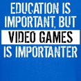 thumbnail image 3 of CafePress - Video Games Is Importanter T Shirt - Dark T-Shirt Kids XS-XL, 3 of 4