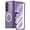 Purple, variant on Oupeigar for Samsung Galaxy Z Fold 7 Phone Case with Magnetic [Screen Protector] [Translucent Matte] Shockproof Protective Case-Sky Blue