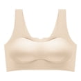 thumbnail image 2 of YHAJDS Women's Seamless Comfortable Daily Bra， Bras for Women Everyday Bras Seamless Bra Solid Color Backless Medium Support, 2 of 5