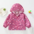 thumbnail image 2 of Mepaouo Toddler Hooded Jacket Baby Boys Girls Waterproof Fleece Winter Coat Clothes Zip up Outerwear Pink 2-3 Years, 2 of 6