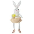 thumbnail image 2 of Northlight Girl Bunny Rabbit Easter and Spring Figure - 24" - White and Pink, 2 of 5