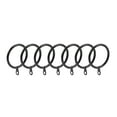 thumbnail image 3 of Uxcell Curtain Rings Metal 38mm Inner Dia for Curtain Rods Black 28 Pack, 3 of 5