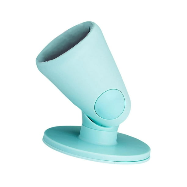Soporte de esmalte de uñas portátil portátil Arte de uñas Anti derrames Soporte de pintura de uñas verde claro