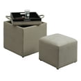 thumbnail image 3 of Convenience Concepts Designs4Comfort Park Avenue Single Ottoman with Stool, 3 of 6