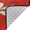 thumbnail image 3 of Flower Hello Daisy Rugs Washable Cover Floor Rug Carpets Bathroom Decorations For Kitchen Bedroom Indoor 36"X24", 3 of 4