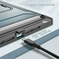 thumbnail image 4 of K-Lion for Apple iPad 10.2 inch 9th/8th/7th (2021/2020/2019) Case with Screen Protector,Heavy Duty Kickstand Function Rugged Case Shockproof Protective Cover for iPad 10.2 inch 9th/8th/7th, Blue, 4 of 7
