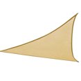 thumbnail image 1 of Vela de Sombra Triangular de 2 x 2 x 2 m, Toldo Anti-UV de Tela parasol de HDPE, Adecuado para jardín, Terraza, balcón (Beige), 1 of 5