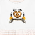thumbnail image 4 of Inktastic My First Oktoberfest with Pretzel and Banner Girls Baby Dress, 4 of 5