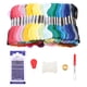 thumbnail image 1 of 1 juego de kit de bordado profesional con materiales de bordado y hilos de bordado de colores., 1 of 5