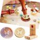 thumbnail image 4 of Sello en Forma Especial Ygjytge Cabeza Cobre Relieve 3D para Tarjeta Boda Cocoon Breaking, 4 of 9