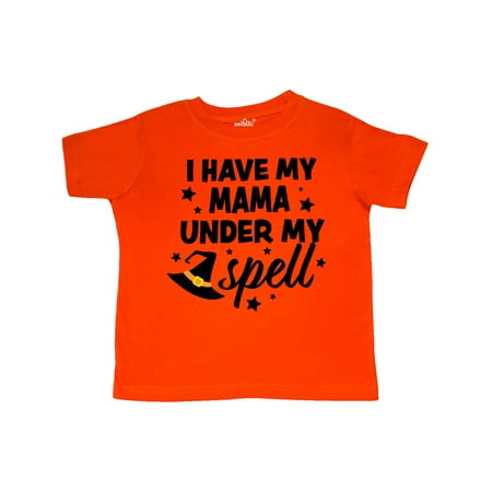 

Inktastic I Have My Mama Under My Spell with Cute Witch Hat Gift Toddler Boy or Toddler Girl T-Shirt