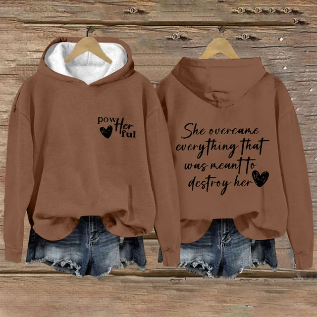 TaTaai Hoodies Shirts for Women Early Fall Long Sleeve Tops Vintage Graphic Outfits Tops Fashion Pullover Tees Gift