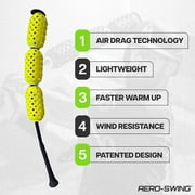 Aero Swing Baseball & Softball Swing Trainer, Bat Swing Air Resistance, Baseball and Softball Training Tool, Batting Aid for Speed and Accuracy.