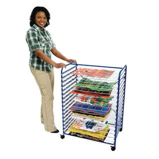 Art Drying Rack, Art Paper Storage, Paper Storage, Puzzle Storage with  Removable Shelves