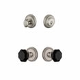 thumbnail image 5 of Grandeur Newport Rosette Single Cylinder Knob Combo Pack with Lyon Knob and matching Deadbolt, 5 of 6