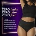 thumbnail image 3 of (2 PACK) Always Discreet Boutique Incontinence and Postpartum Underwear for Women, Maximum Protection, S/M, Black, 11 Count, 3 of 5