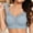 Light Blue, variant on Women's Strapless Bras Lace Strapless Thin Side Gather Adjustable Large Cup Bra Sports Bras for Women Beige L