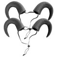 thumbnail image 1 of 2pcs Buey Horn Dadands Party Bandas decorativas para el cabello Diadema de festival ajustable para adultos, 1 of 8