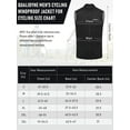 thumbnail image 6 of Leopatrix Men's Windproof Cycling Vest, Full-Zip Winter Sleeveless Bike Jacket with Zip Pockets for Cycling,Running,Hiking, 6 of 6