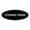 Black / Silver, variant on Signs ByLITA Oval Storage Room Sign (Brushed Gold) - Large 3.6x9"