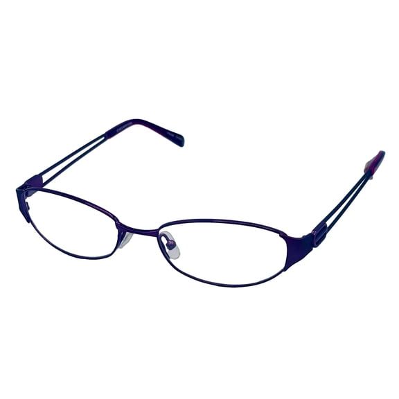 Jones New York Womens Metal Soft Oval Eyewear Frame, J458 Plum. 51mm